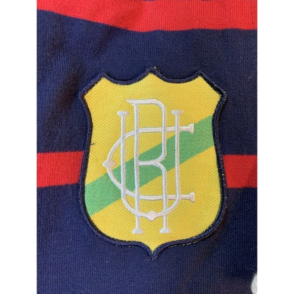 Canterbury Uglies Hoodie Men’s Medium Pullover Pocket Stripes Blue Red Australia - Picture 6 of 16